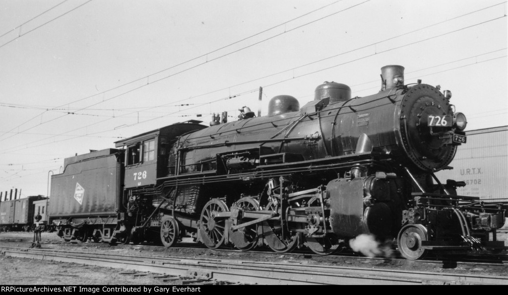 MILW 2-8-2 #726 - Milwaukee Road